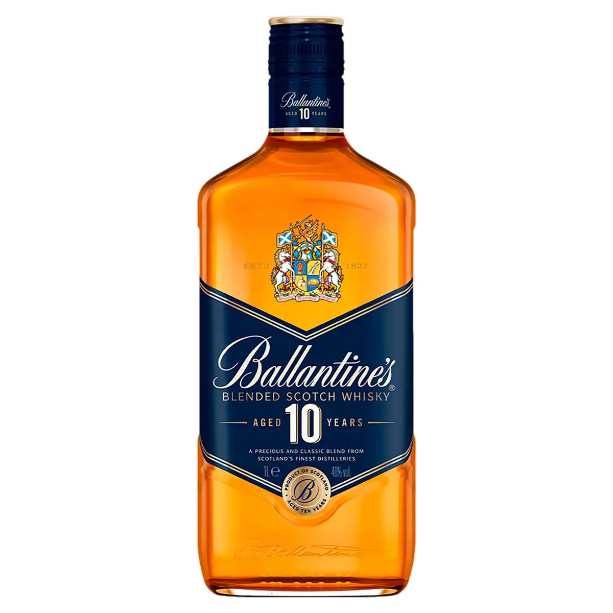 [Regional] Whisky Ballantine's 10 Anos Blended Escocês - 1 Litro