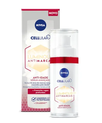 NIVEA Sérum Facial Cellular Luminous 630® ANTIMARCAS Anti-idade 30ml