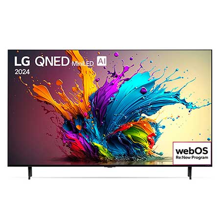 Smart TV 4K LG QNED MiniLED QNED90 de 65 polegadas 2024