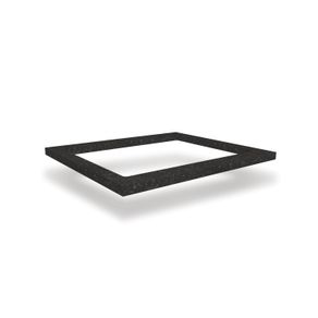 Tampo De Balcão Para Cooktop Kappesberg Preto Brilho 60cm x 52cm