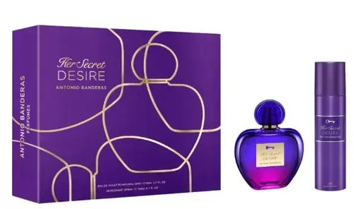 Kit Perfume Feminino Banderas Her Secret Desire