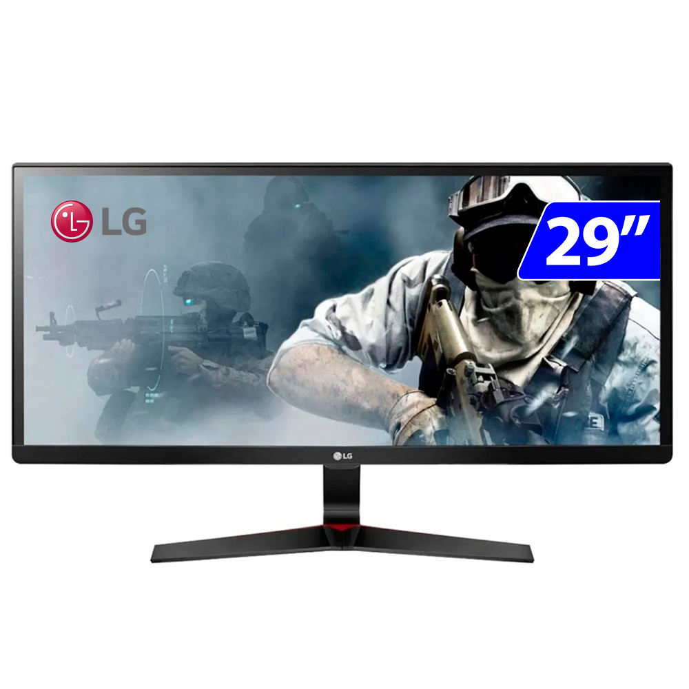 Monitor Gamer Lg Led 29" Ultrawide Full Hd Hdmi 29Um69g-B.Awzm - Preto - Bivolt