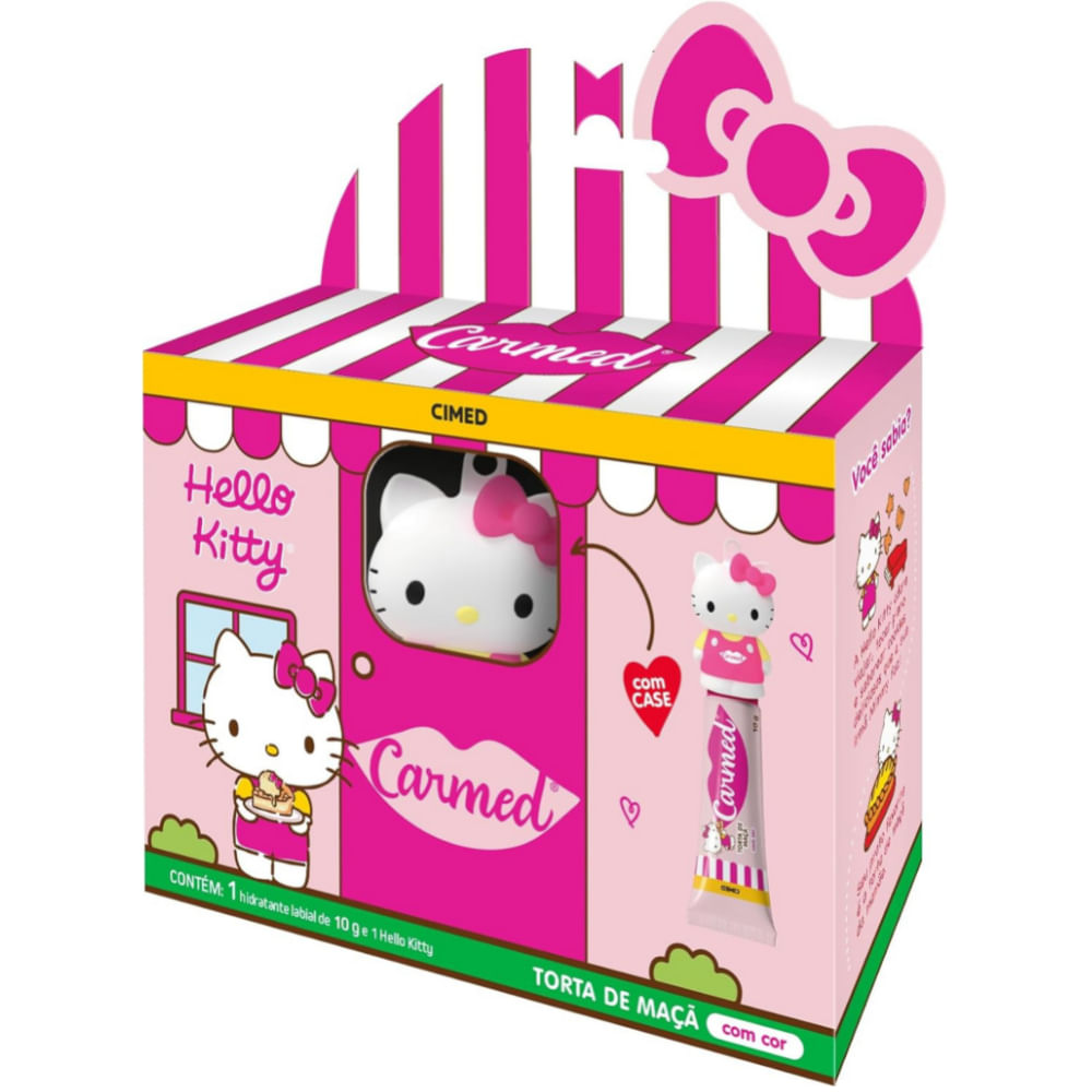 [R$22 cada] Hidratante Labial Carmed Hello Kitty Torta de Maçã 10g - LEVANDO 2
