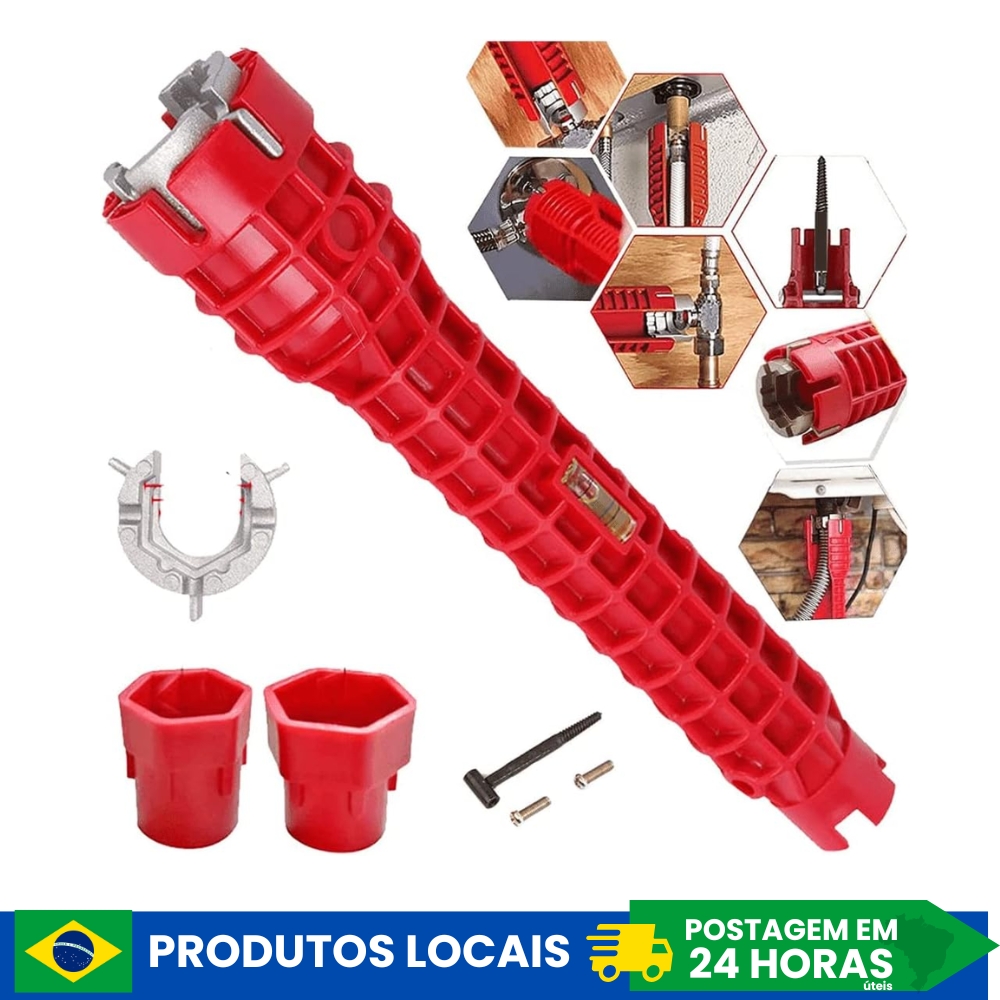 [Br] Chave Hidráulica Ferramenta Profissional 8 em1