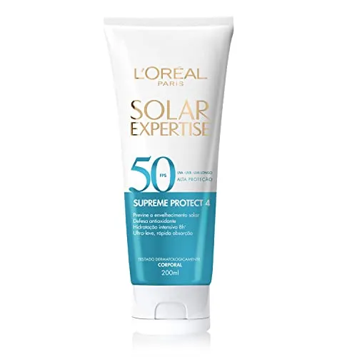 (Pague 2, leve 3 R$ 29,76] Protetor Solar Corporal L'Oréal Paris Solar Expertise FPS 50 200ml - Anti-aging, Textura Ultra-leve, Hidrata a pele