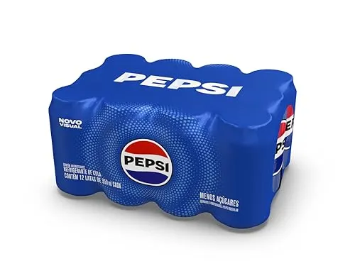 (REC)Pack de Refrigerante Pepsi Lata 350ML 12 Unidades