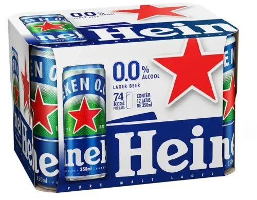 Cerveja Heineken Lager sem Álcool Puro Malte