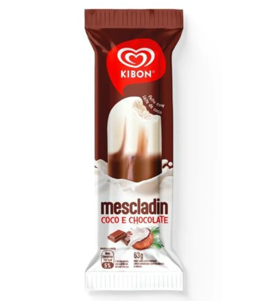 Picolé Mescladin 63g Sorvete Kibon