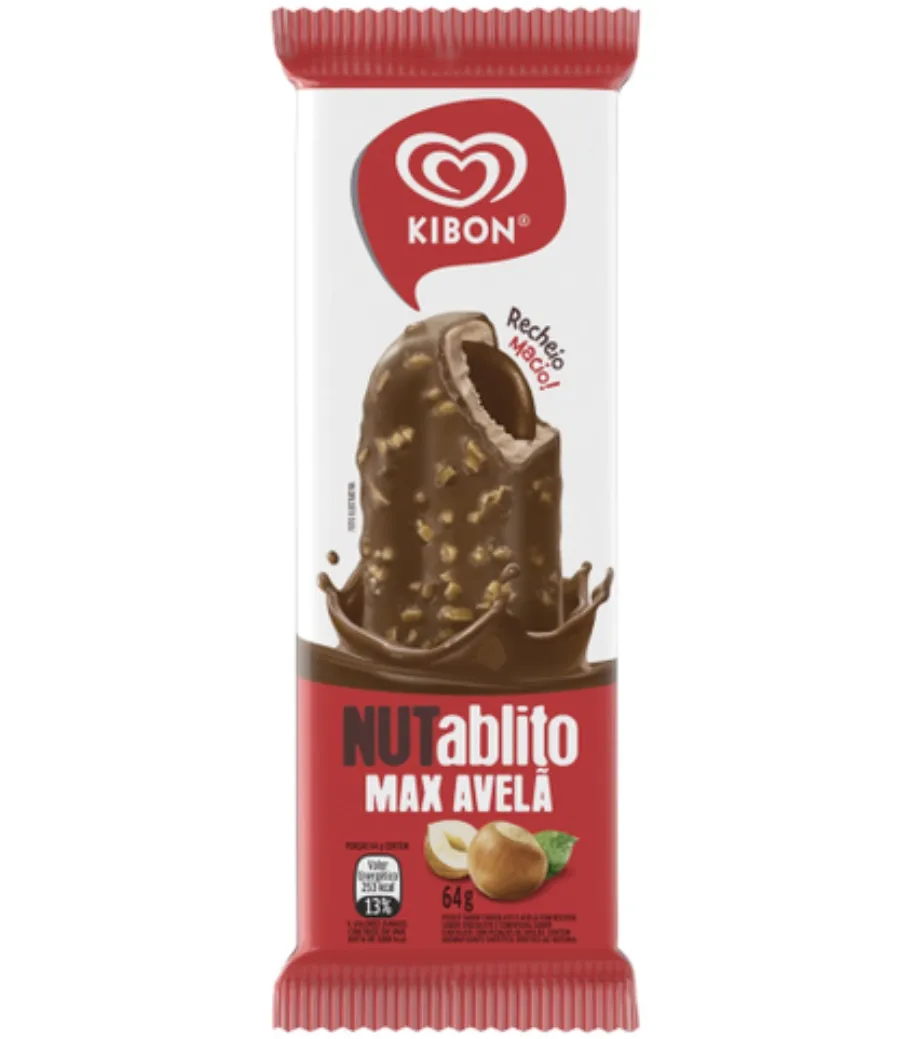 Picolé nutablito 64g Sorvete Kibon
