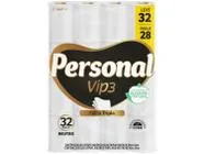[Leve 2 por R$60] Papel Higiênico Folha Tripla Personal Vip 32 Rolos 20m