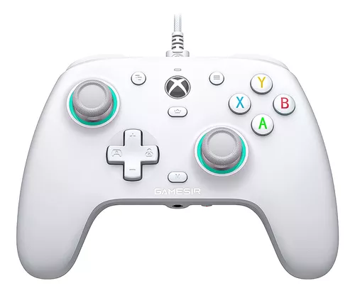 Controle Com Fio Gamesir G7 Se Para Xbox One X S PC Cor Branco Hall Effect