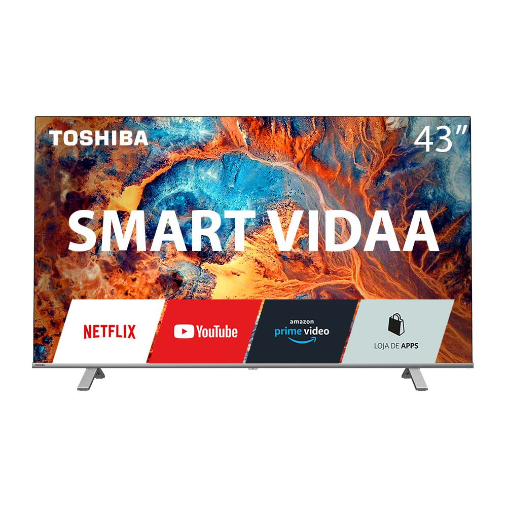 [Reembalado] Smart Tela 43 4K Toshiba DLED - TB003OUT