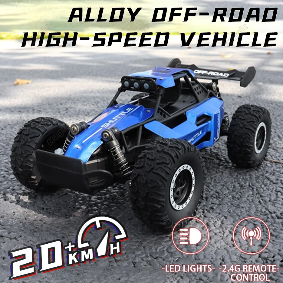 [Com Taxa/Navegador] Carro de Controle Remoto 1:16 LED 20km/h