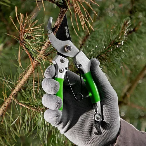 [ PRIME ] Tesoura Para Poda Palisad 180 mm com Trava e Mola Cabo Revestido de Borracha