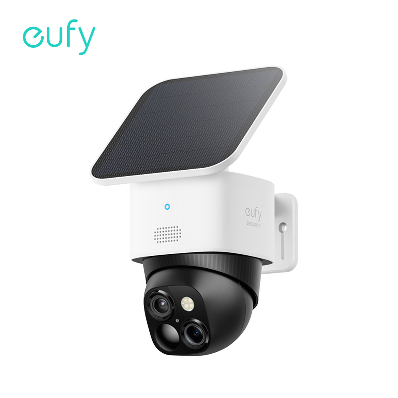 [Do Brasil/Moedas R$ 756] Eufy SoloCam S340 Câmera de segurança Solar, 360°, 2,4 GHz