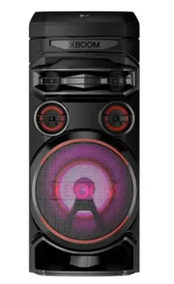 Caixa de som Acústica LG XBOOM RNC7 Bluetooth Wireless Party Link DJ APP Karaoke e Guitarra