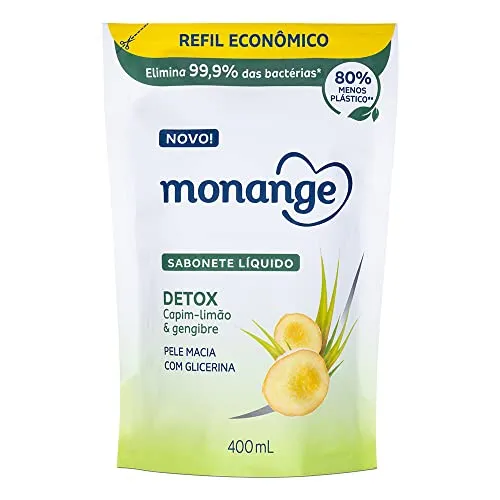 Coty Refil Sabonete Líquido Monange Detox 400Ml
