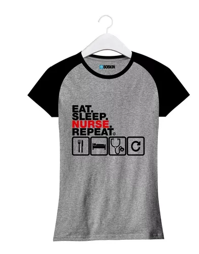 Camiseta Feminina T-shirt Enfermagem Profissões Blusinha