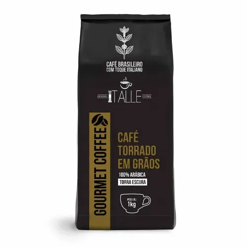 [APP] Café Torrado Arábica Em Grãos Cafe Italle 1kg Gourmet