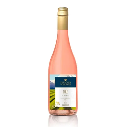 [ REGIONAL | Leve 3 Pague 2 ] Vinho Chileno Rose Seco Terroirs Du Monde 750 ml