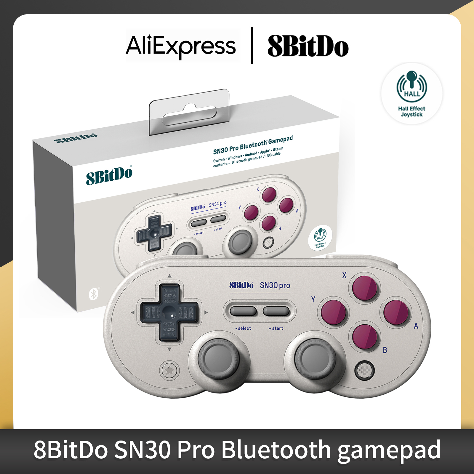 [DoBrasil /Navegador] Controle Sem Fio Bluetooth SN30 Pro 8BitDo