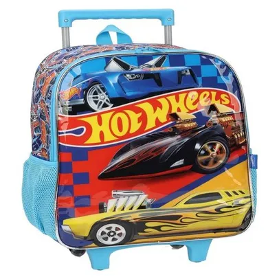 Mochila Infantil de Rodinhas Infantil Hotwheels - Luxcel