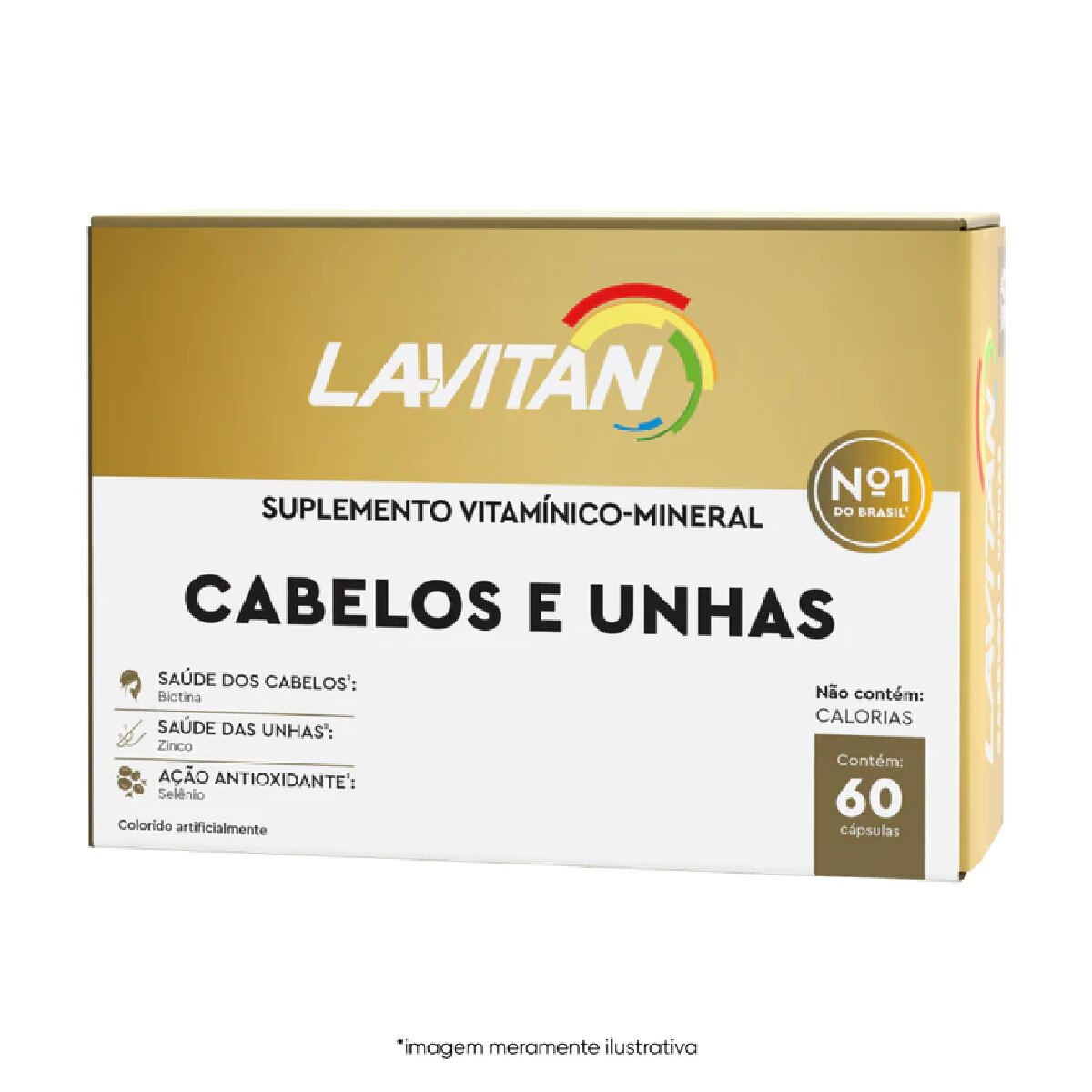Lavitan Cabelos e Unhas 60 Capsulas