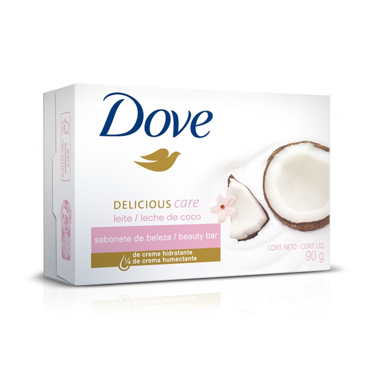 Sabonete em Barra Dove Delicious Care Leite de Coco 90g