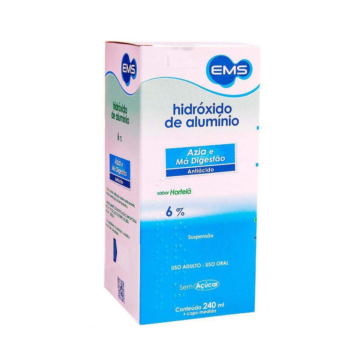 Hidroxido de Aluminio 6% Suspensao Oral 240ml EMS