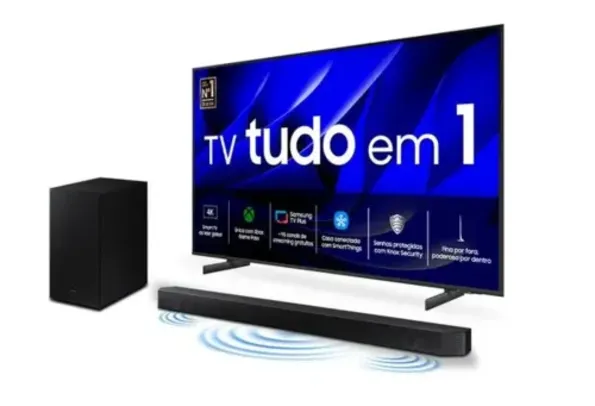 [Members Shop] Smart Big TV 85" Crystal UHD 4K 85DU8000 2024 + Soundbar HW-B550/ZD