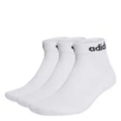 Meias Linear Ankle Cushioned 3 Pares - Adidas