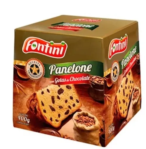 Panetone Fontini com Gostas de Chocolate 400g