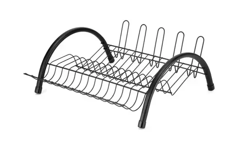 Escorredor De Louças com Porta Copo e Talheres Evolution Black 2542 - Arthi