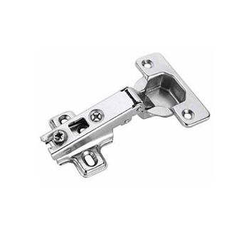 Dobradiça 110º Reta Deslizante Niquelado 35mm com Parafusos 10 un Leo