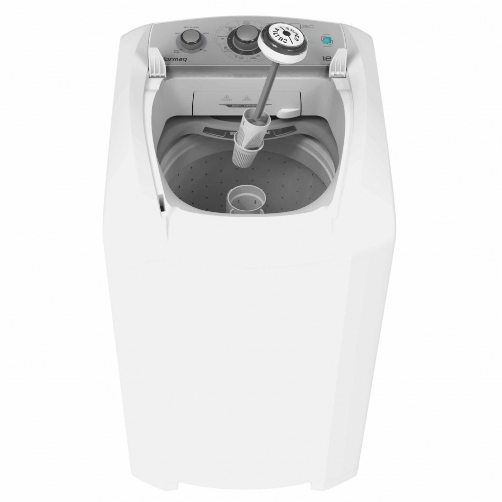 Máquina De Lavar Colormaq Lca 12Kg Automática Cesto Polipropileno - Branco - 110 Volts