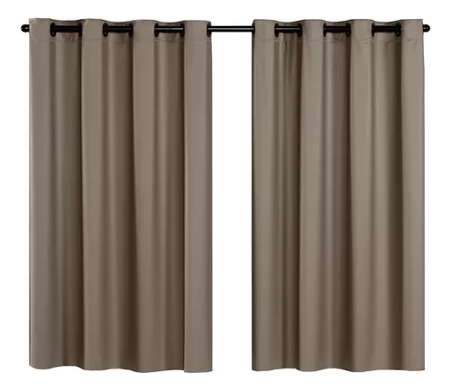 Cortina Blackout De Pvc 2,20m X 1,30m Preto Corta Luz