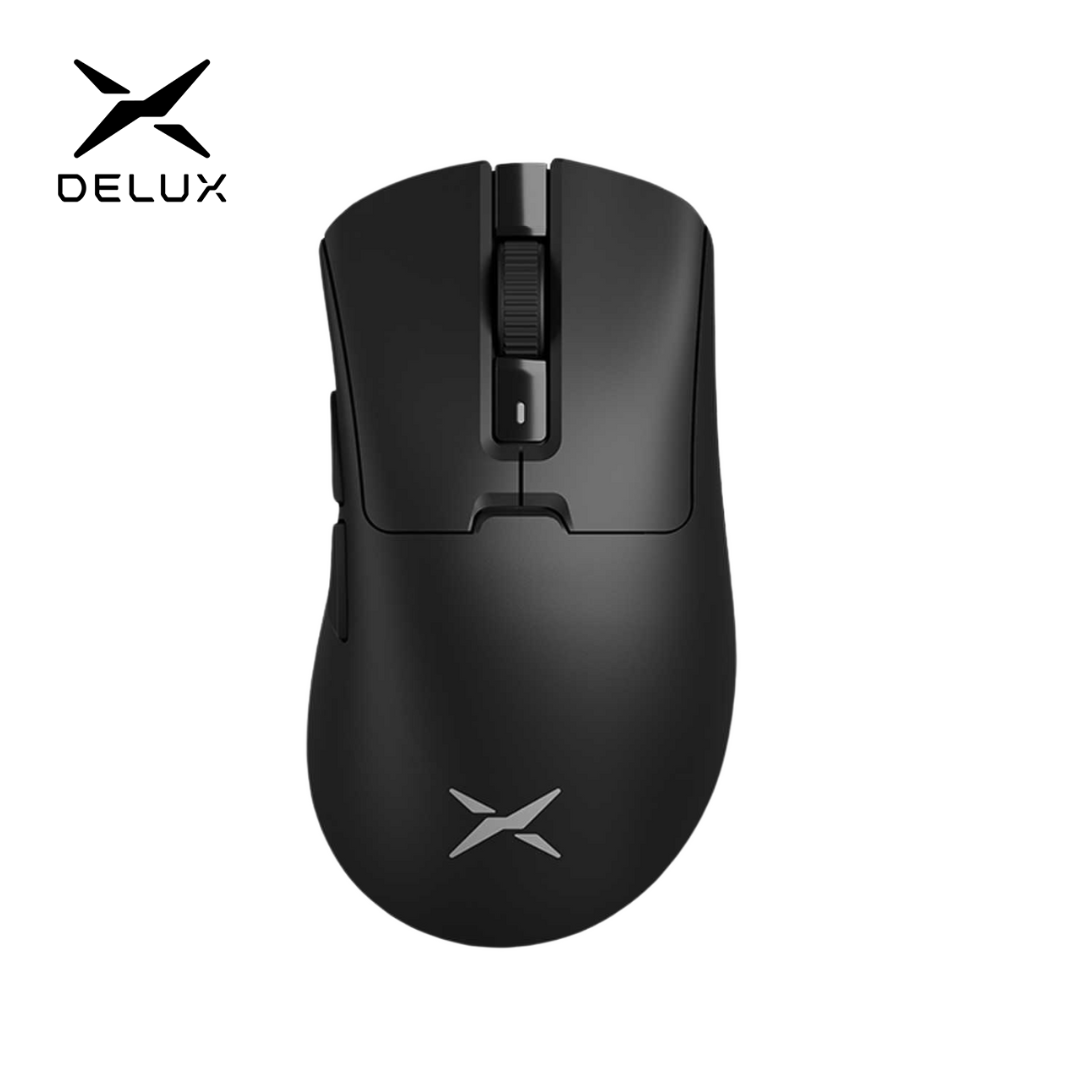Mouse Delux M900 Pro 25k DPI; PAW 3395; 8Khz Polling Rate; Base de Carregamento