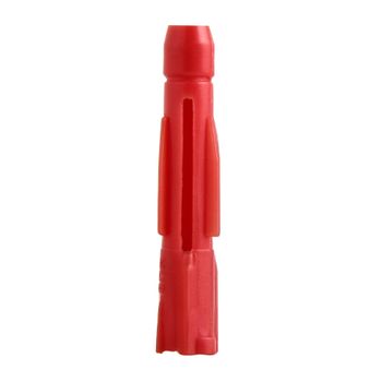 Bucha 8mm MUR Nylon Vermelho 100 un Leo