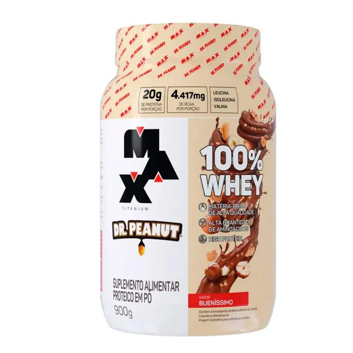 100% Whey Dr. Peanut Bueníssimo 900g