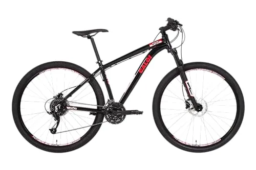 Caloi Bicicleta Mojave, Aro 29, Tamanho 17, Câmbio Microshift 27 Velocidades, Preta