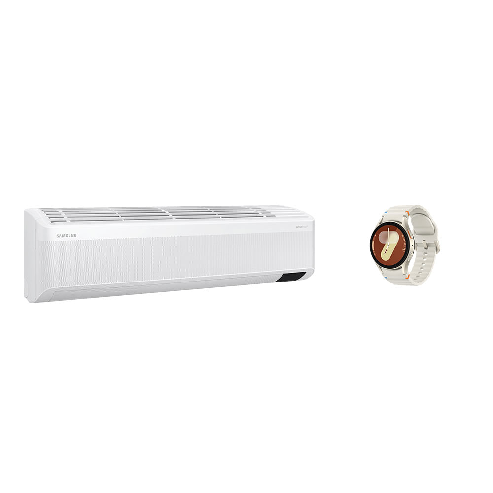 Ar Condicionado Split Inverter Samsung WindFree Connect Sem Vento - Quente e Frio - 22.000 BTUs - 220V &amp; Galaxy Watch7 BT 40mm