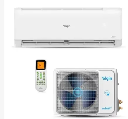 Ar Condicionado Split Inverter Elgin Hi Wall Eco II Frio HJFI09C2WB 9.000 BTUs 220V