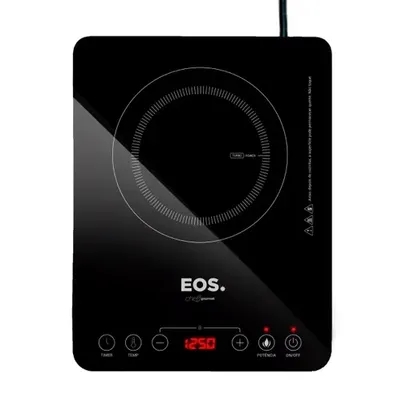 Cooktop de Indução 1 Boca EOS Cheff Gourmet 2200W Preto ECI01PPB Bivolt