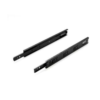 Corrediça Telescópica larga Preto Abertura Total 550mm 25KG Hafele