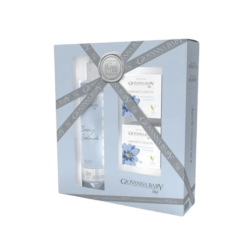 Kit Giovanna Baby Body Splash 250ml + Sabonete Vegetal Blue 90g
