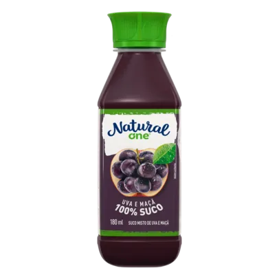 Suco Uva/Laranja Natural One Garrafa 180ml