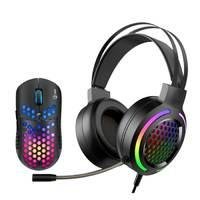 Kit Headset e Mouse Marvo Scorpion - Mh01bk Preto