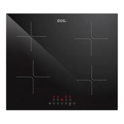 Cooktop de Indução 4 Bocas Eos 7200w Preto Eci04ep2 - 220v