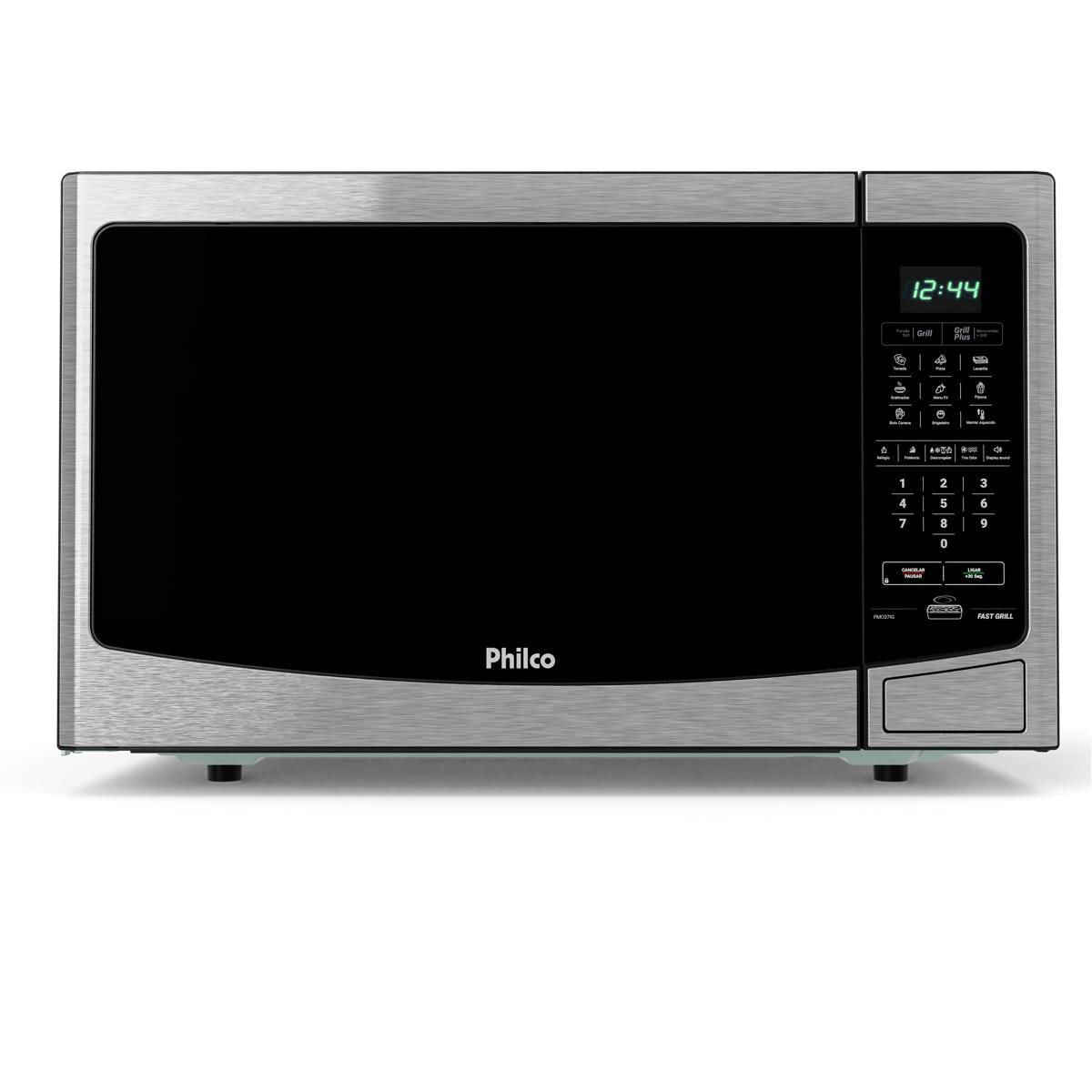 [Outlet] Micro-ondas 37 Litros Philco Função Grill Limpa Fácil 1400W PMO37IG - 220v