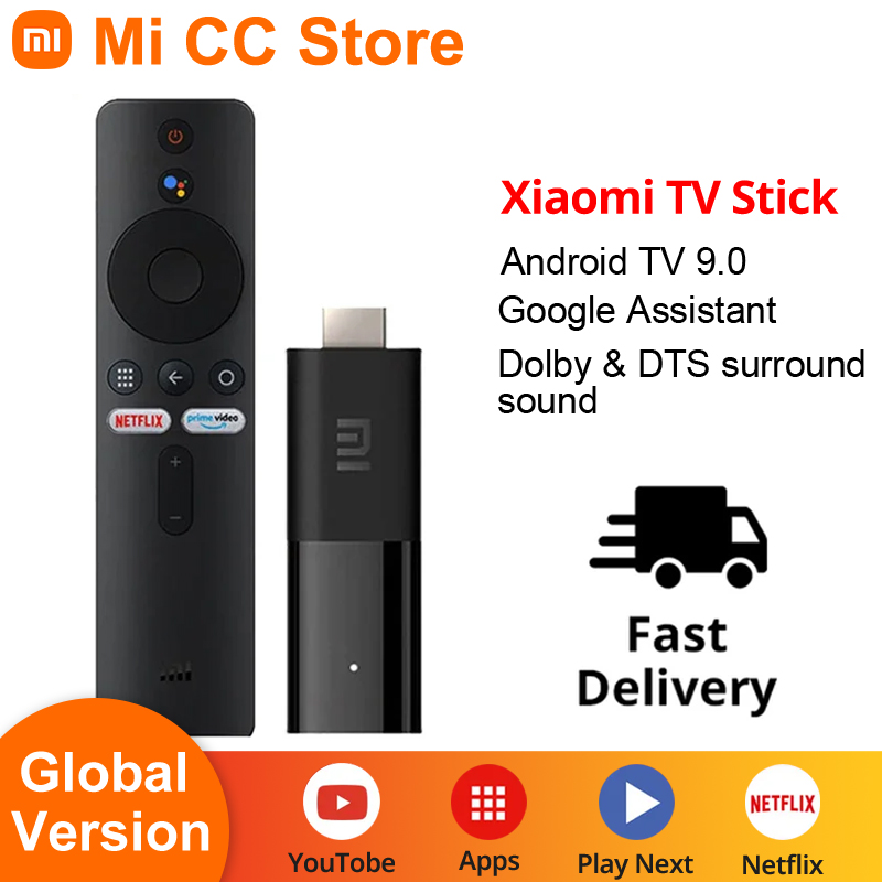 [Taxa Inclusa] Xiaomi mi tv versão global 1080p android tv 9.0 hdr 1gb ram 8gb rom